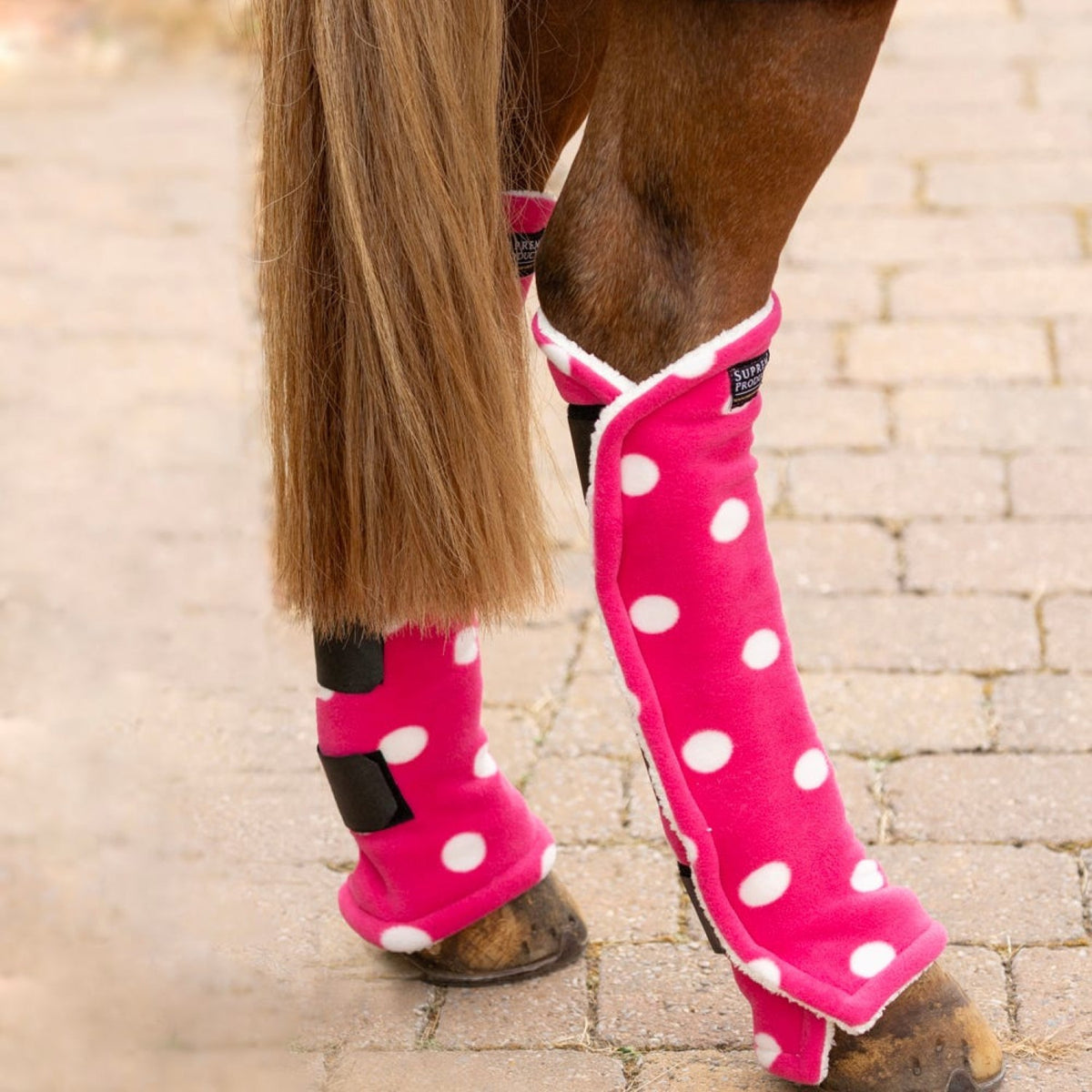 Dotty Fleece Boots - Paradise Pink Small Pony