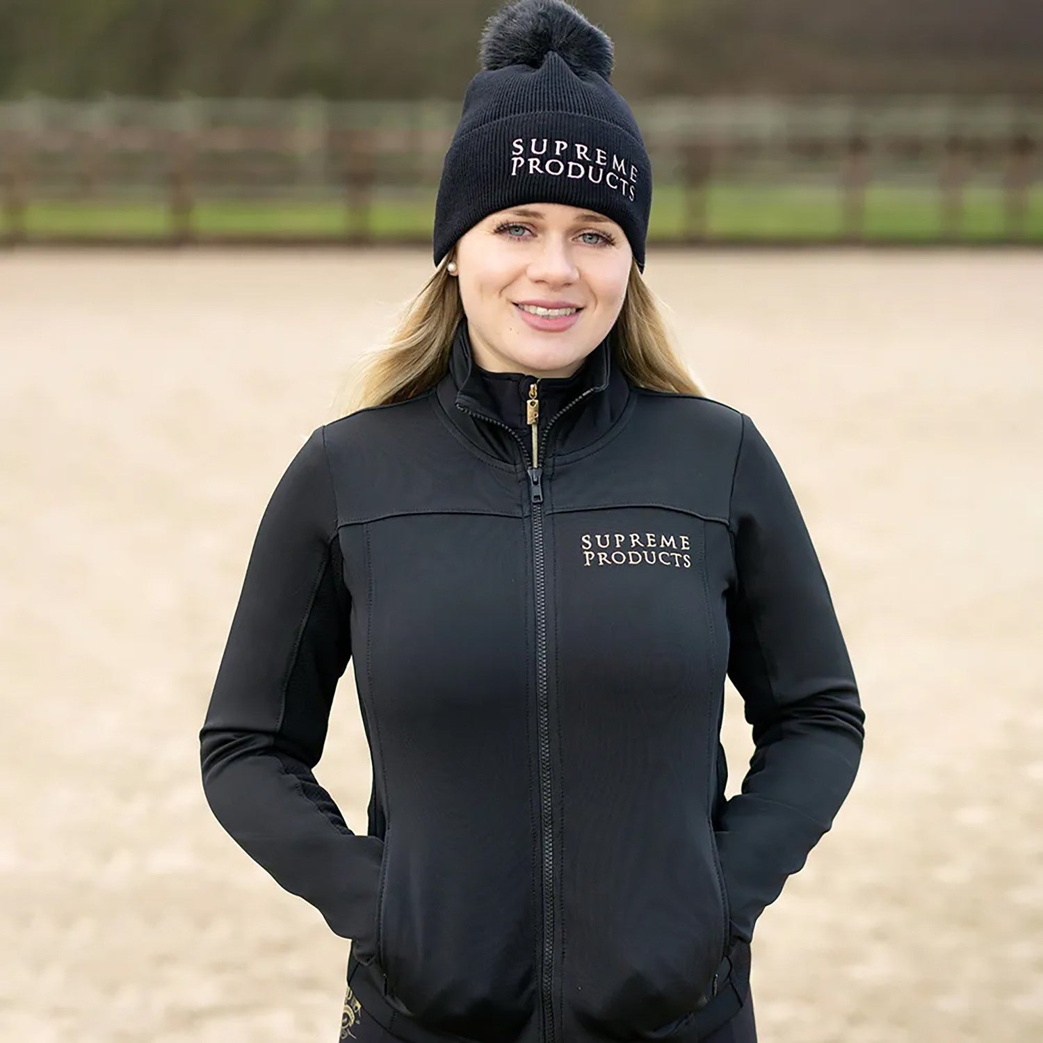 Supreme Products Active Ladies Show Rider Jacket Black - Xlarge - Black - Ladies