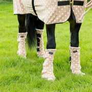 Dotty Fleece Boots - Luxurious Latte Small Pony