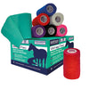 Vetset Wraptec Cohesive Bandage - 100Mm - Red
