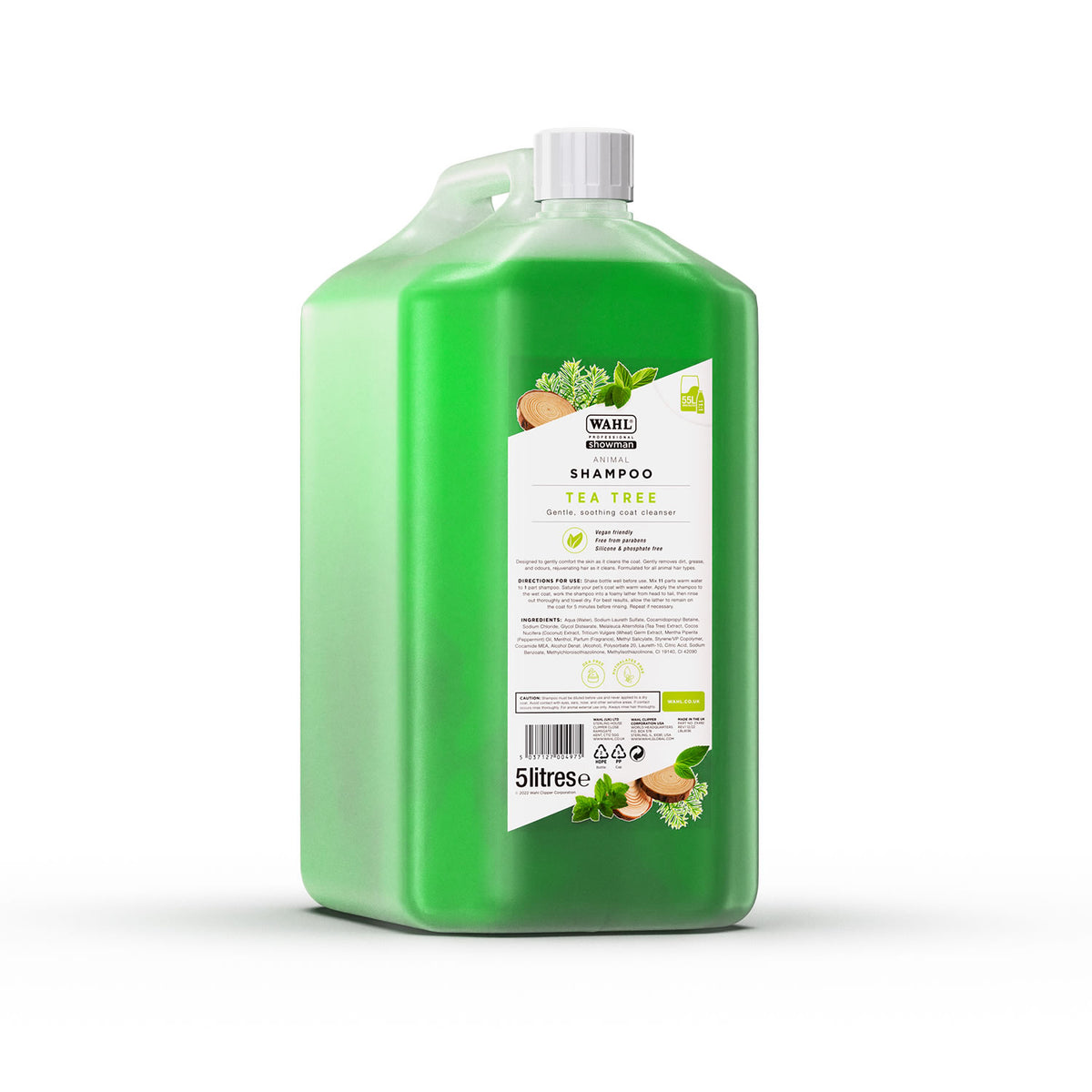 Wahl Tea Tree Shampoo Concentrate - 5 Lt