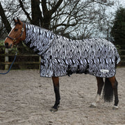 Whitaker R236 Marwell Fly Rug Zebra - 4' 3" - Black/White - Fly Rug