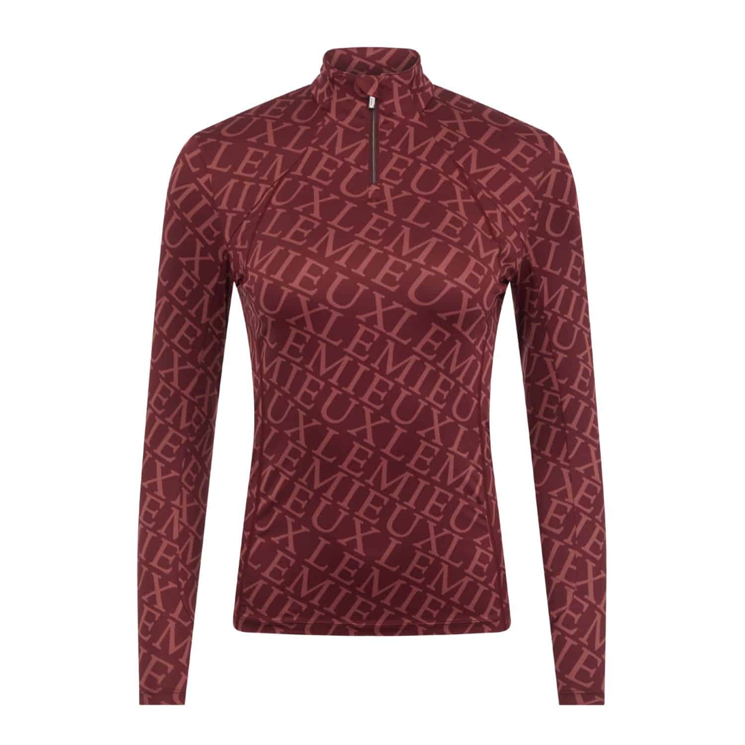 LeMieux Fleur Base Layer - Merlot image 0