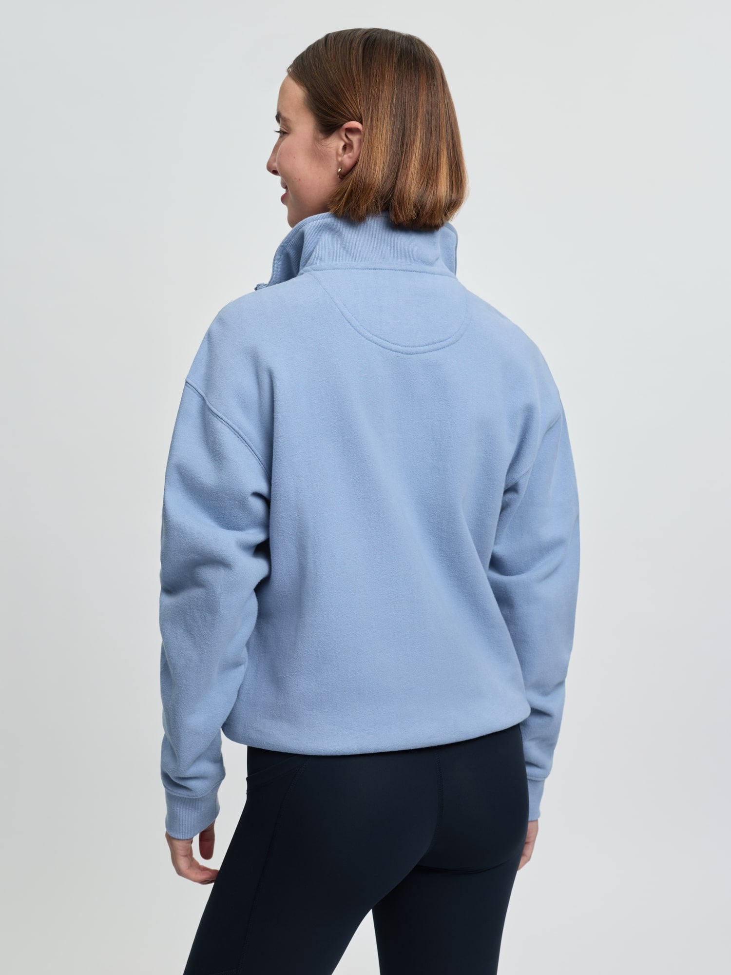 LeMieux Kelsie Quarter Neck Sweat - Powder Blue image 3