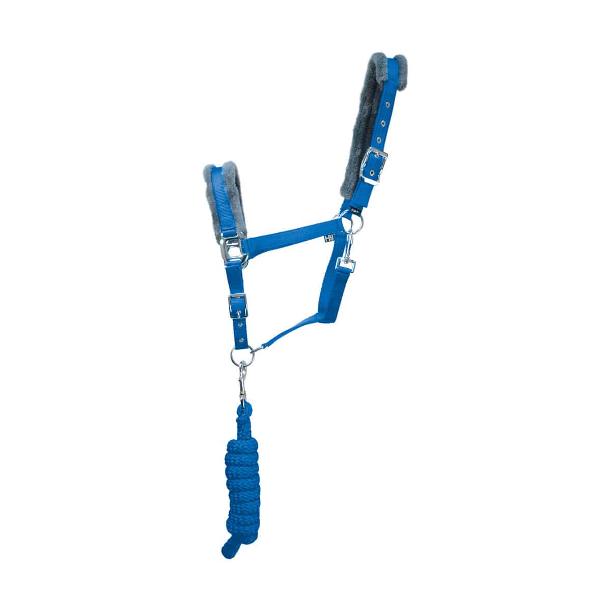 Hy Sport Active Head Collar & Lead Rope - Pony, Jewel Blue image