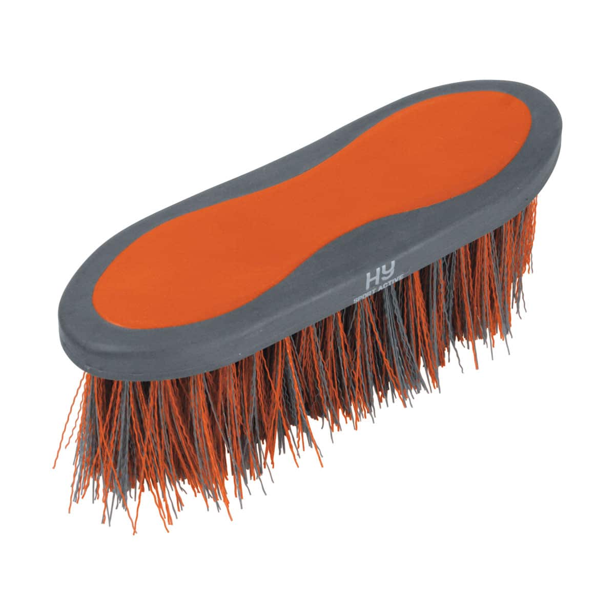 Hy Sport Active Long Bristle Dandy Brush - Terracotta Orange