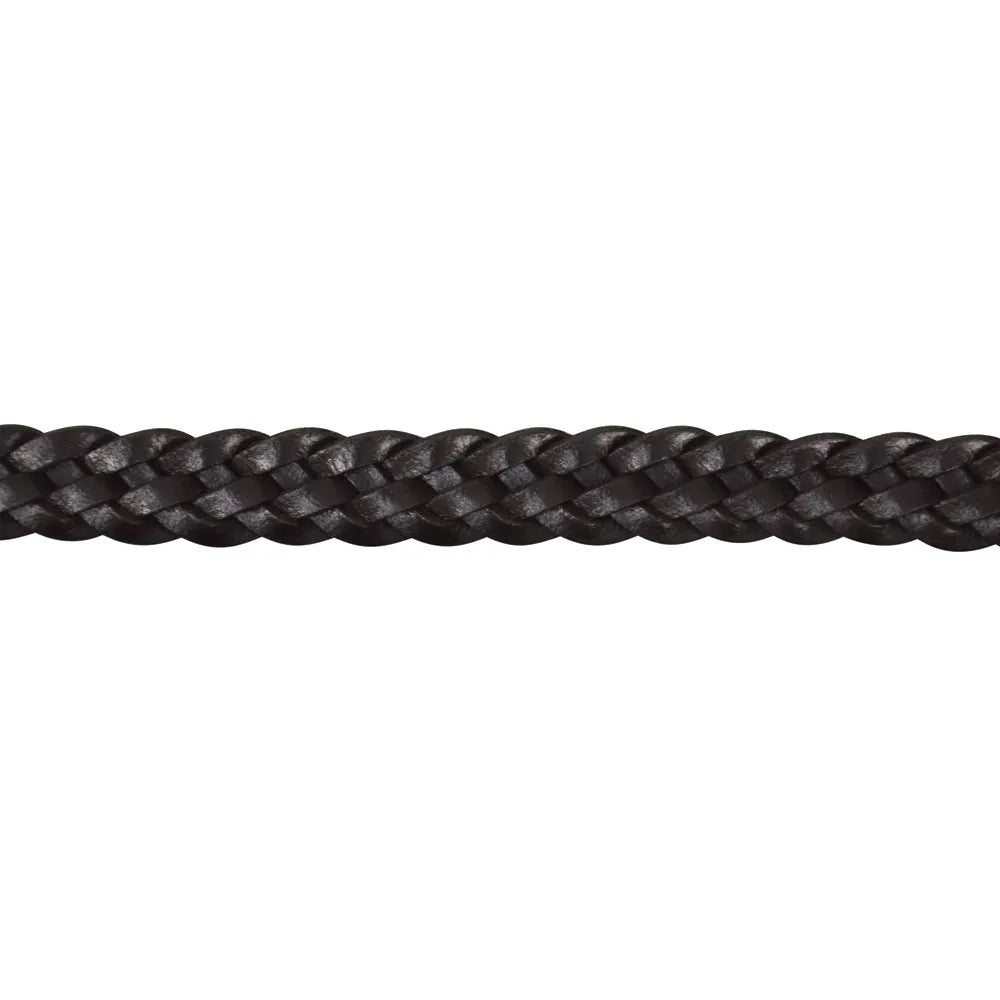 Hy Equestrian Plaited Reins - Black, Pony 1/2'' image