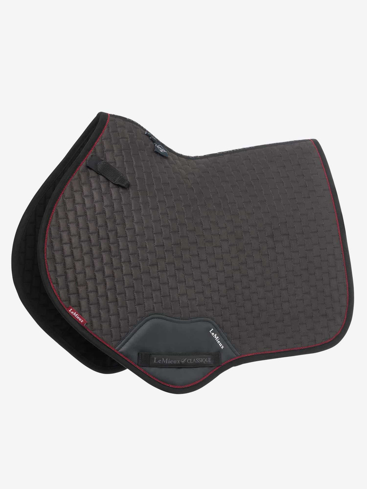 LeMieux Suede Close Contact Square - Cinder image 0