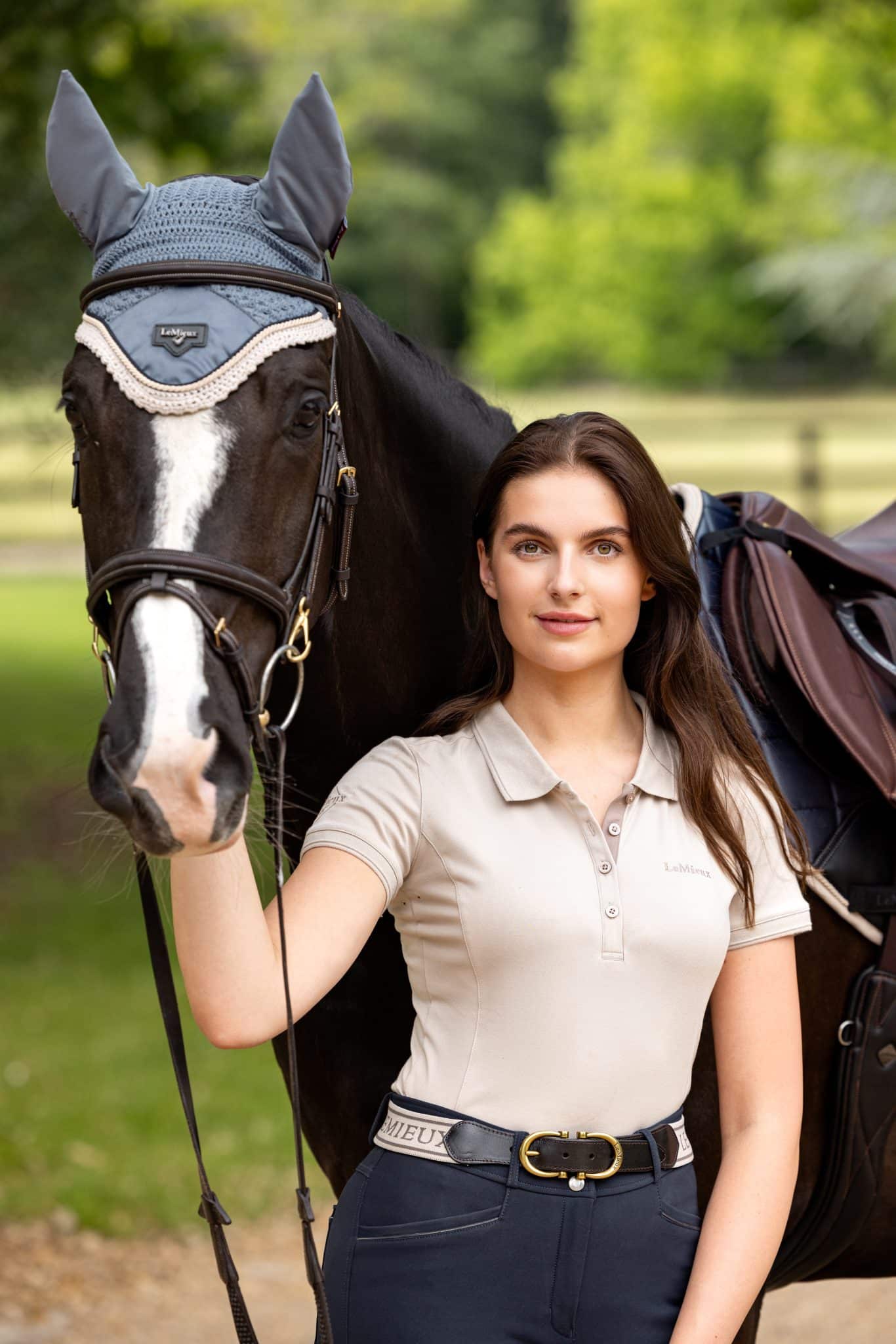 LeMieux Classique Polo Shirt - Stone image 5