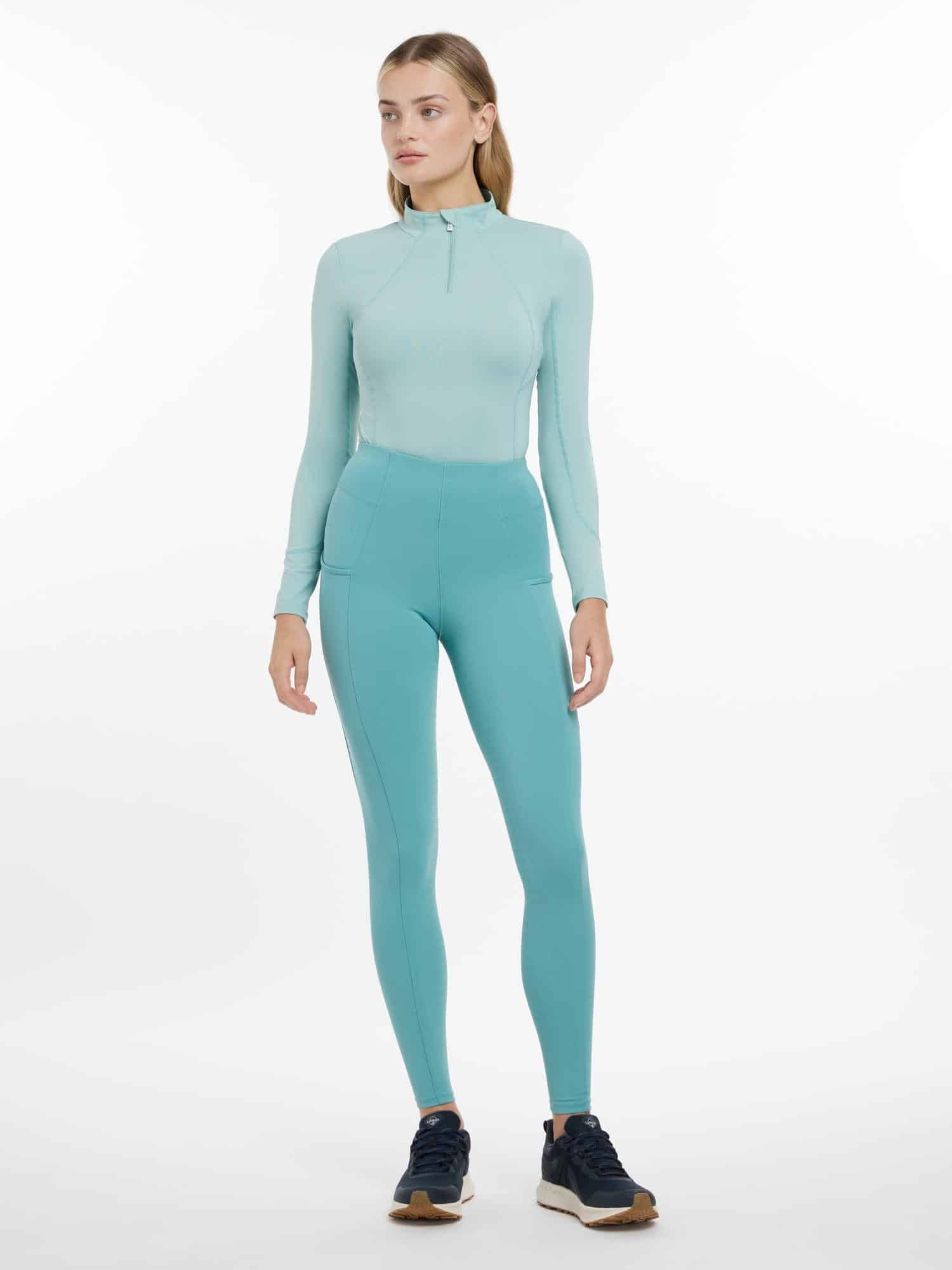 LeMieux Naomi Pull On Breeches - Lagoon image 4