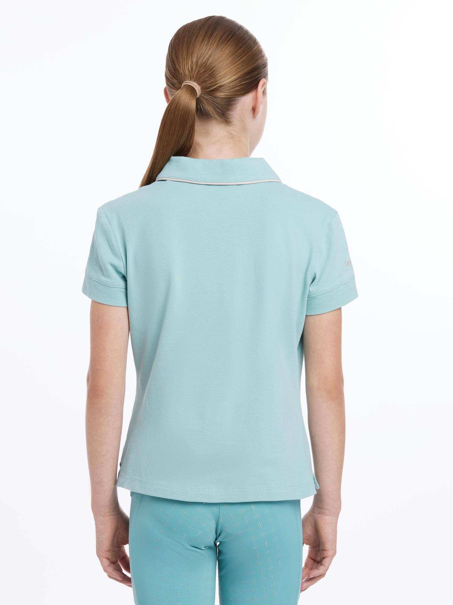 LeMieux Young Rider Polo Shirt - Aqua image 2