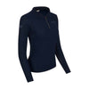 LeMieux Long Sleeve Sport Polo Shirt - Navy image 1
