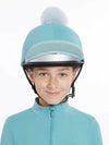 LeMieux Pom Hat Silk - Lagoon/Aqua image 2