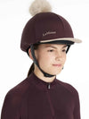 LeMieux Classique Pom Hat Silk - Damson image 2