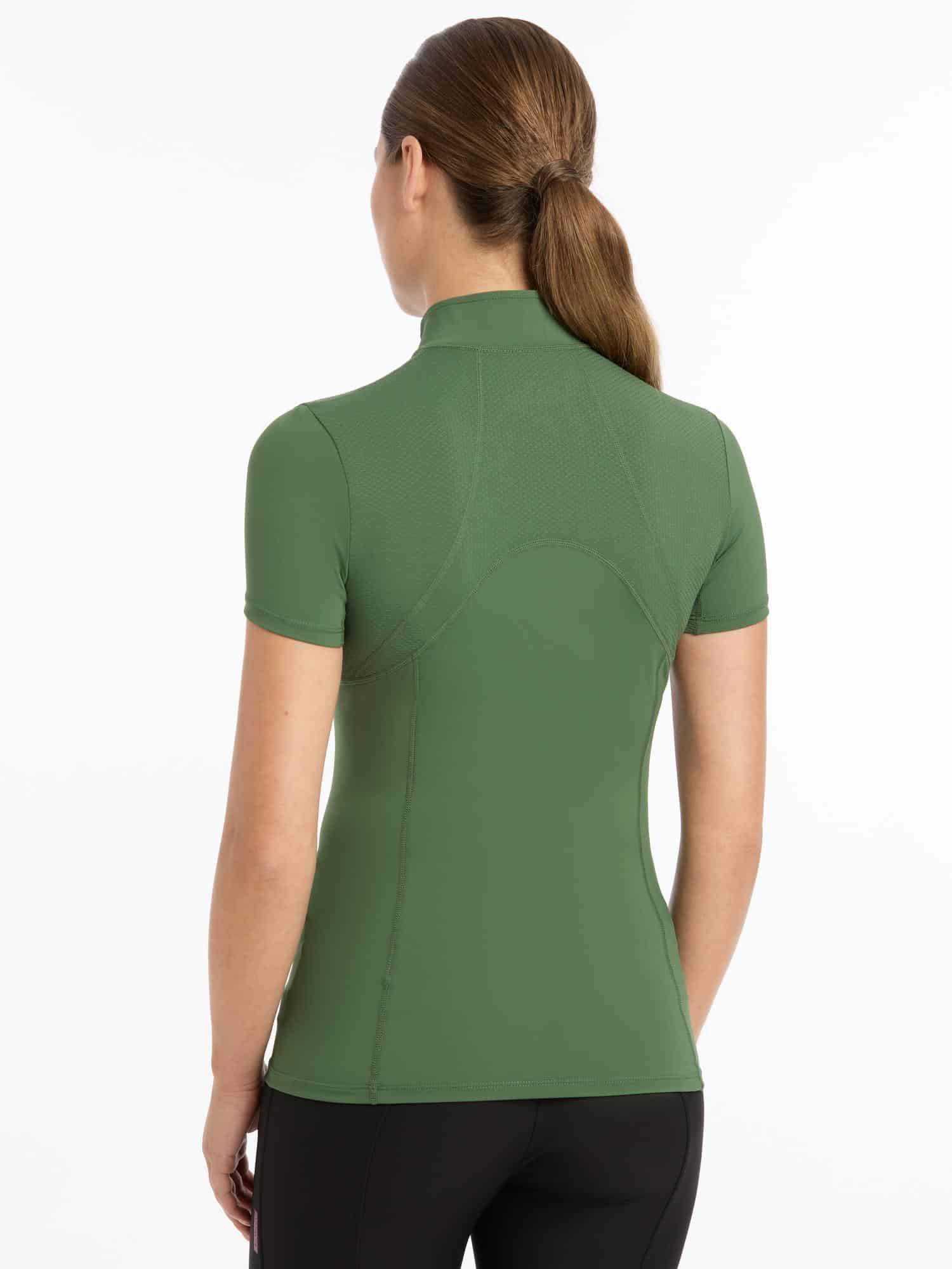 LeMieux Mia Mesh Short Sleeve Base Layer - Hunter Green image 3