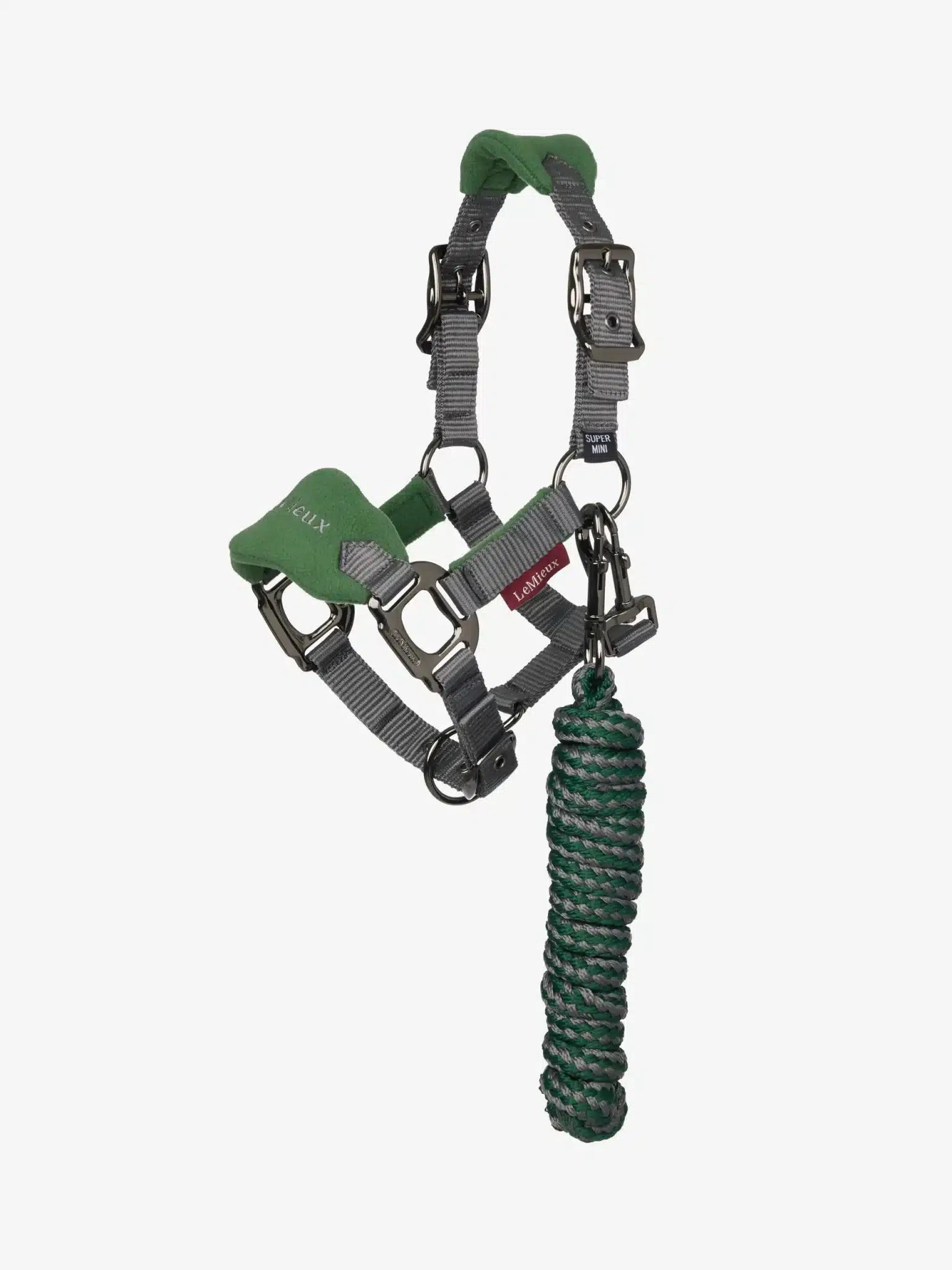 LeMieux Mini Vogue Headcollar & Leadrope - Hunter Green image 0