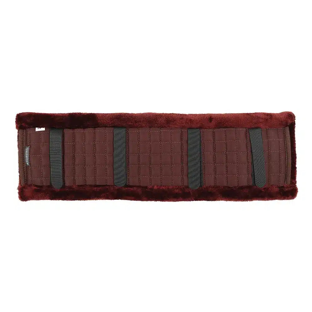 Hy Equestrian GP Fleece Girth Cover - Brown/Brown, 24" image
