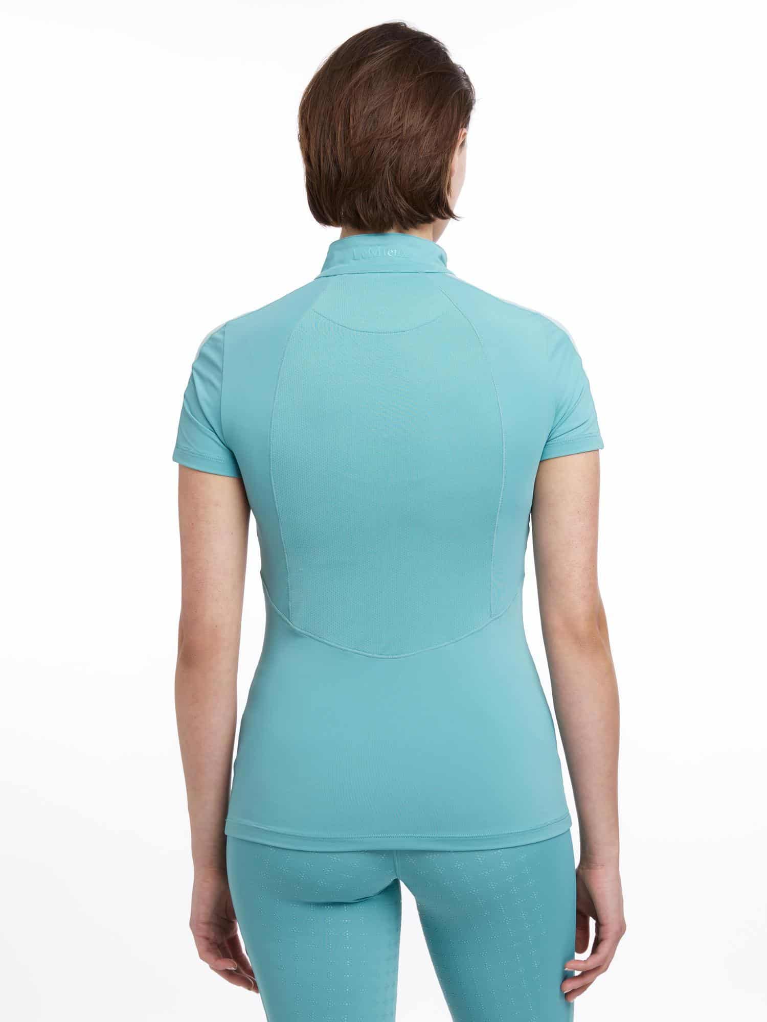 LeMieux Maria Mesh Short Sleeve Baselayer - Lagoon image 1