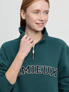 LeMieux Kelsie Quarter Neck Sweat - Jungle image 2
