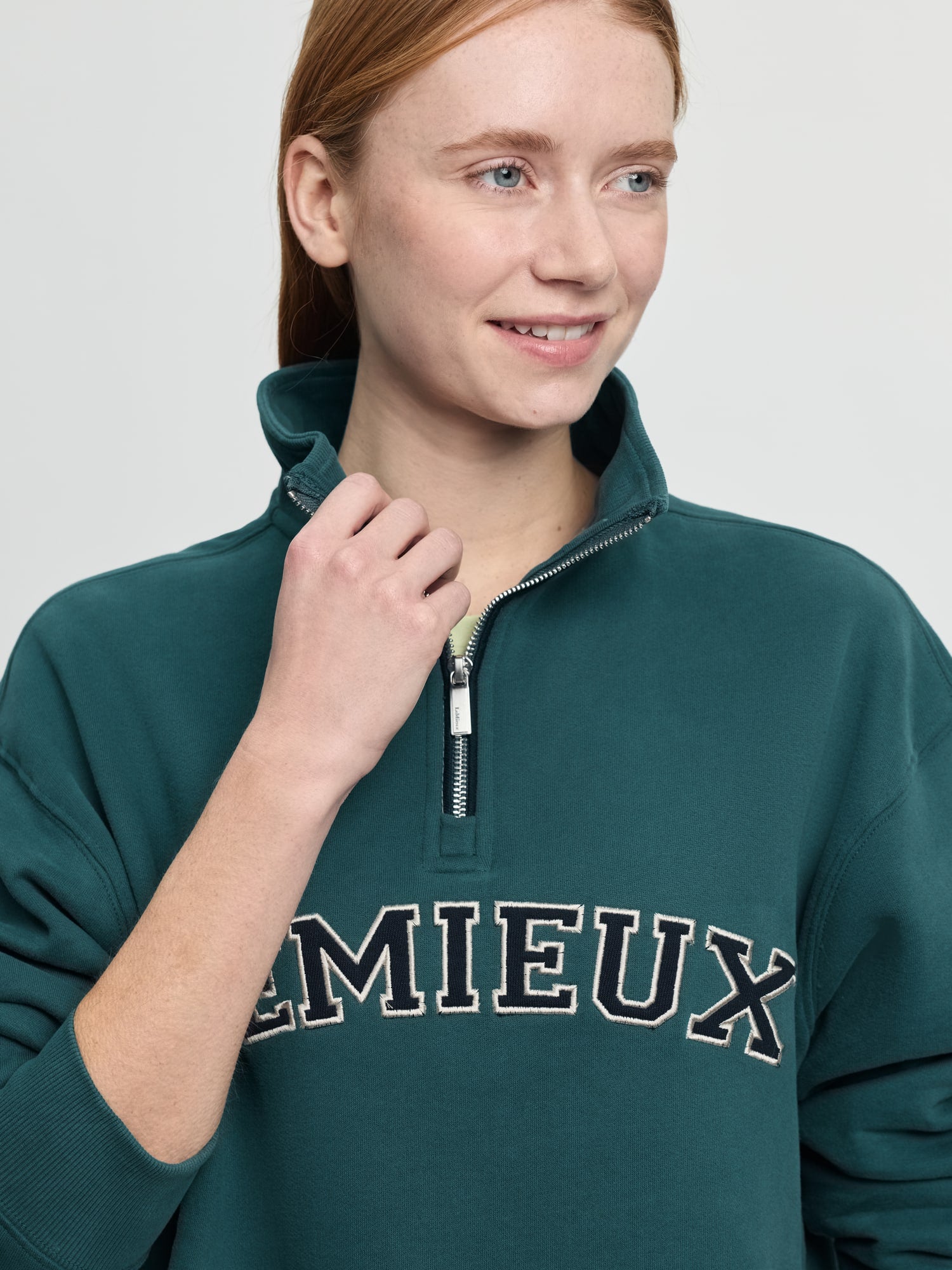 LeMieux Kelsie Quarter Neck Sweat - Jungle image 2