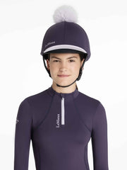 LeMieux Classique Pom Hat Silk - Juniper image 0