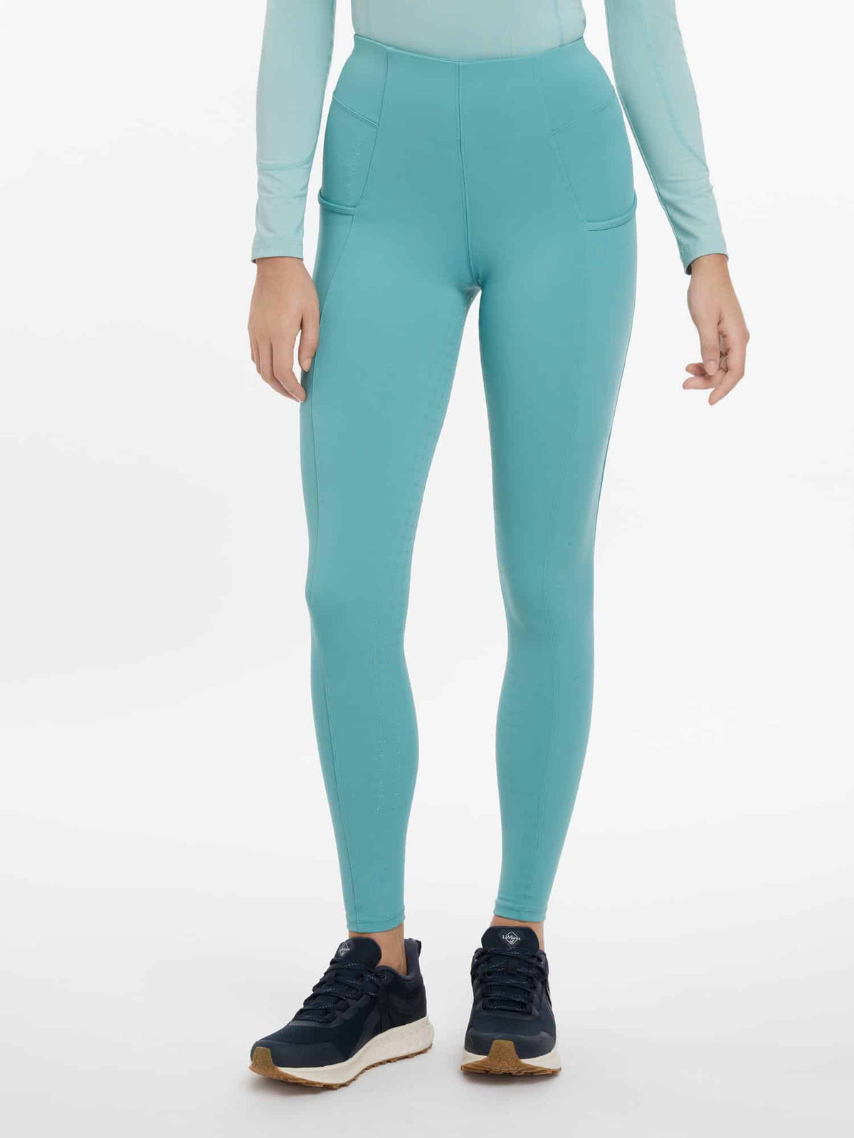 LeMieux Naomi Pull On Breeches - Lagoon image 3