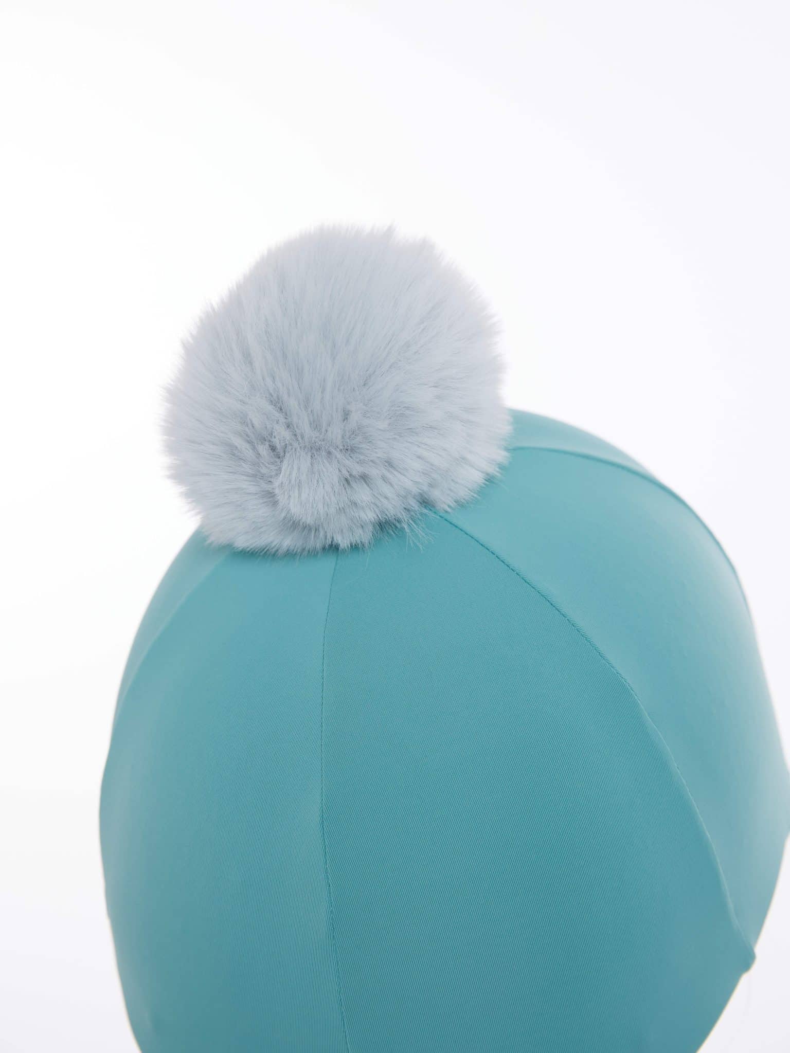 LeMieux Pom Hat Silk - Lagoon/Aqua image 0