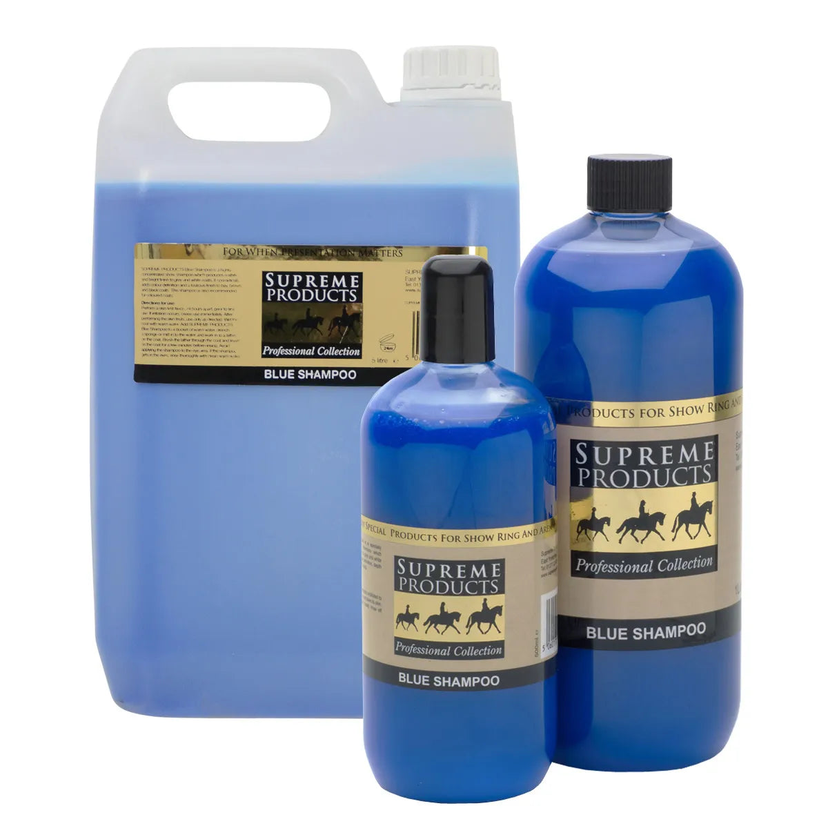 Supreme Products Blue Shampoo range