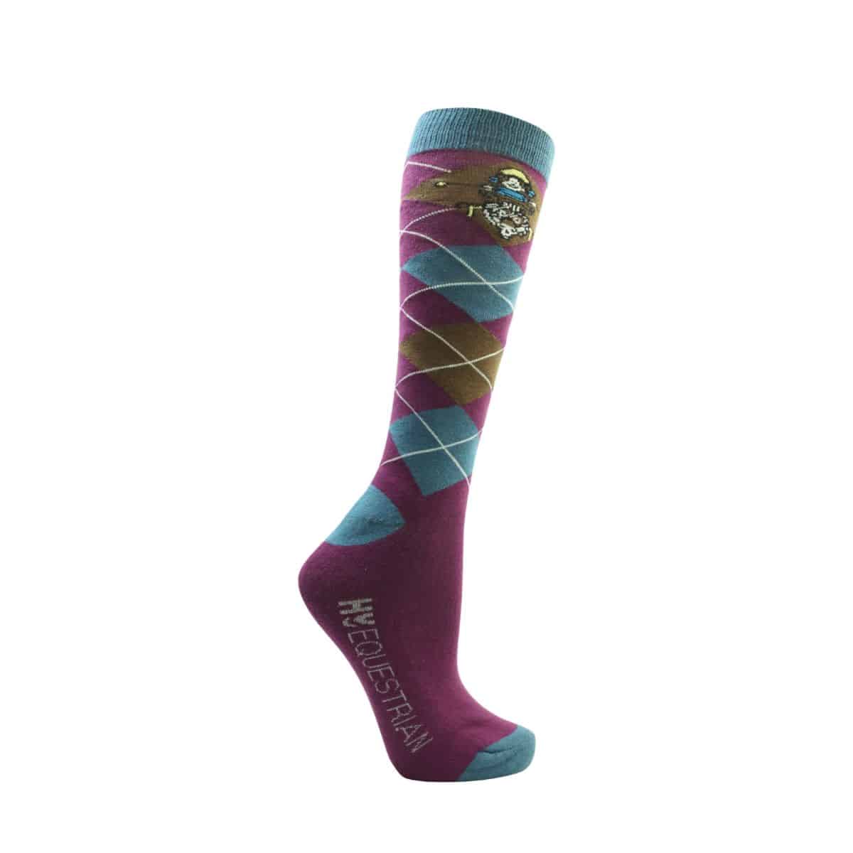 Hy Equestrian Thelwell Collection Pony Friends Socks (Pack of 3) image 4