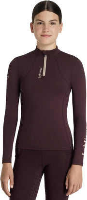 LeMieux Young Rider Classique Base Layer - Damson image 0