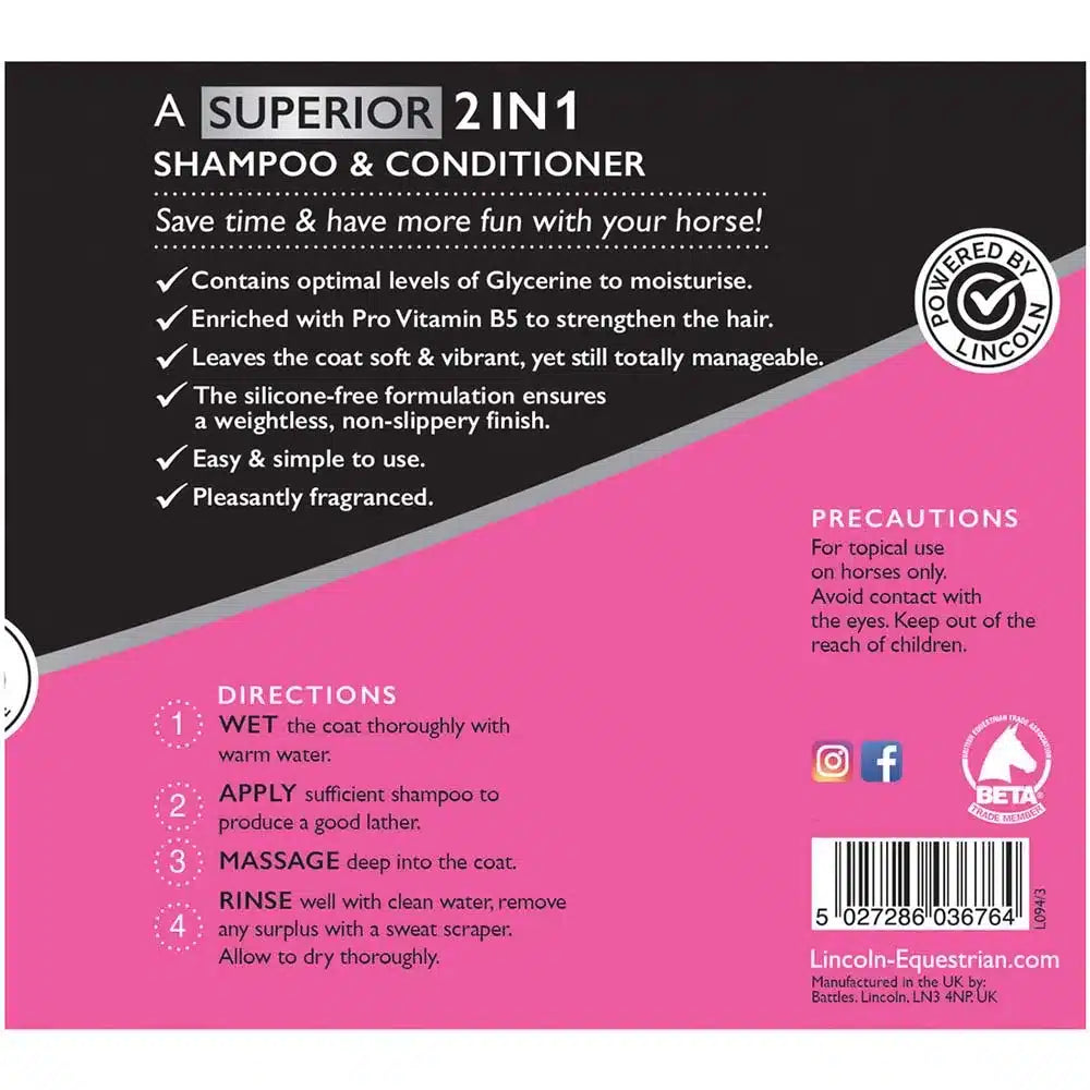 Lincoln Silky Shine 2 In 1 Shampoo & Conditioner image 1