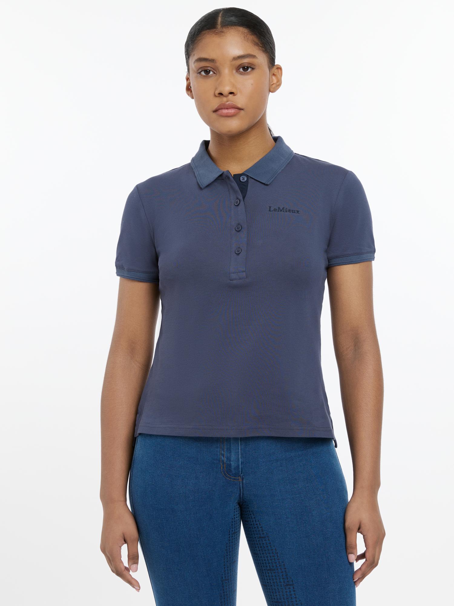 LeMieux Classique Polo Shirt - Dusk Blue image 3