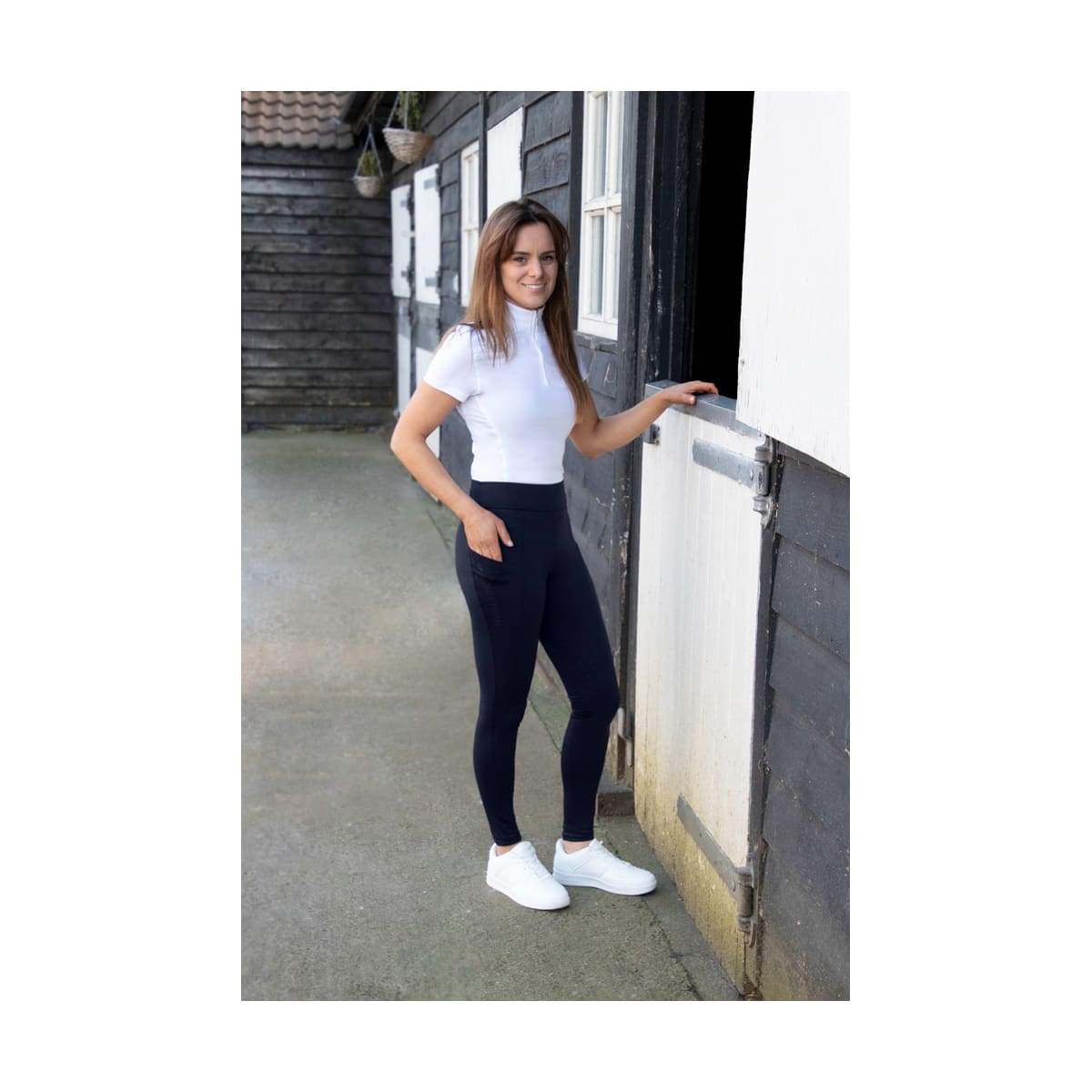 Hy Equestrian Melton Riding Tights image 4