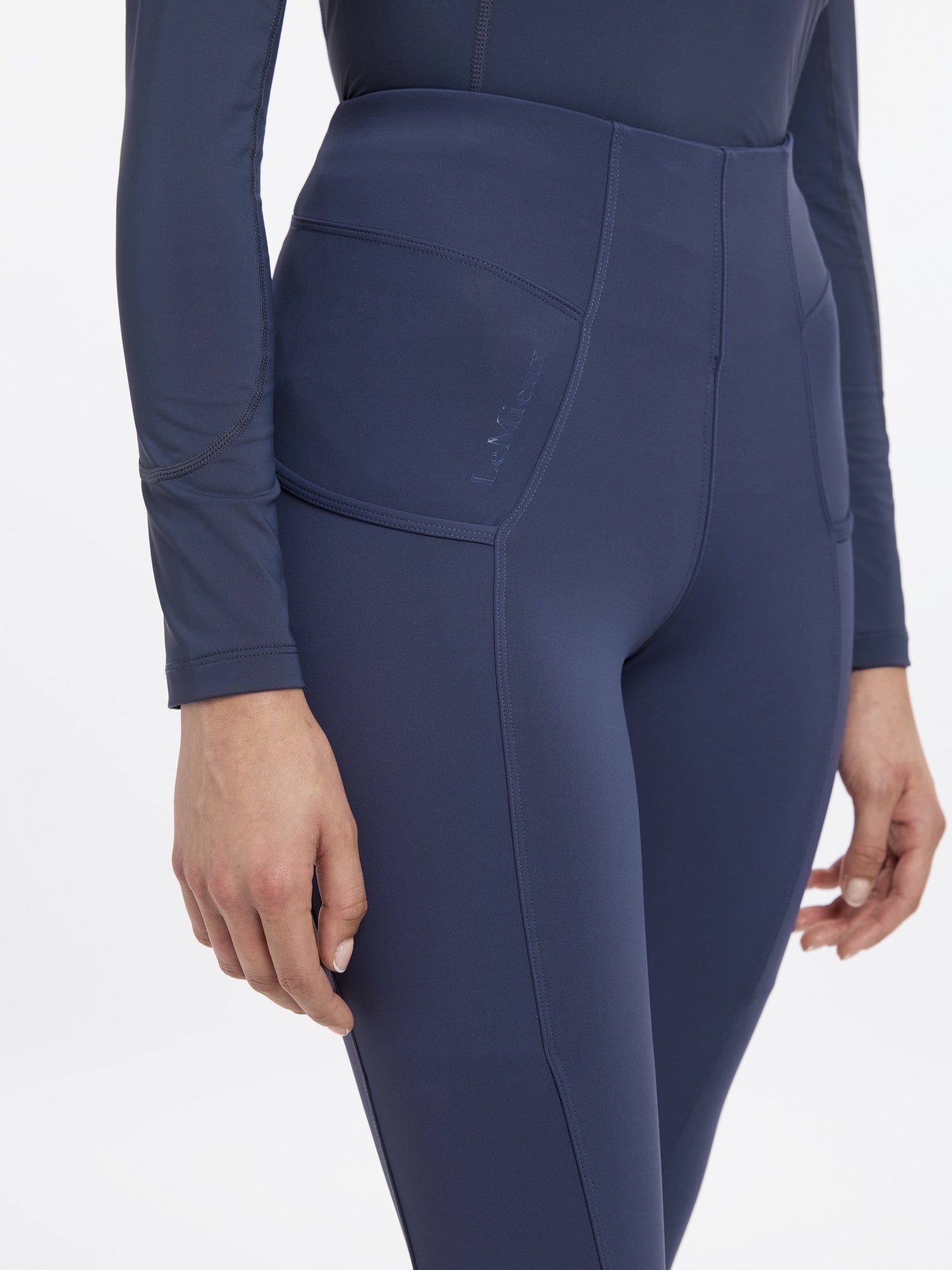LeMieux Naomi Pull On Breeches - Dusk Blue image 3