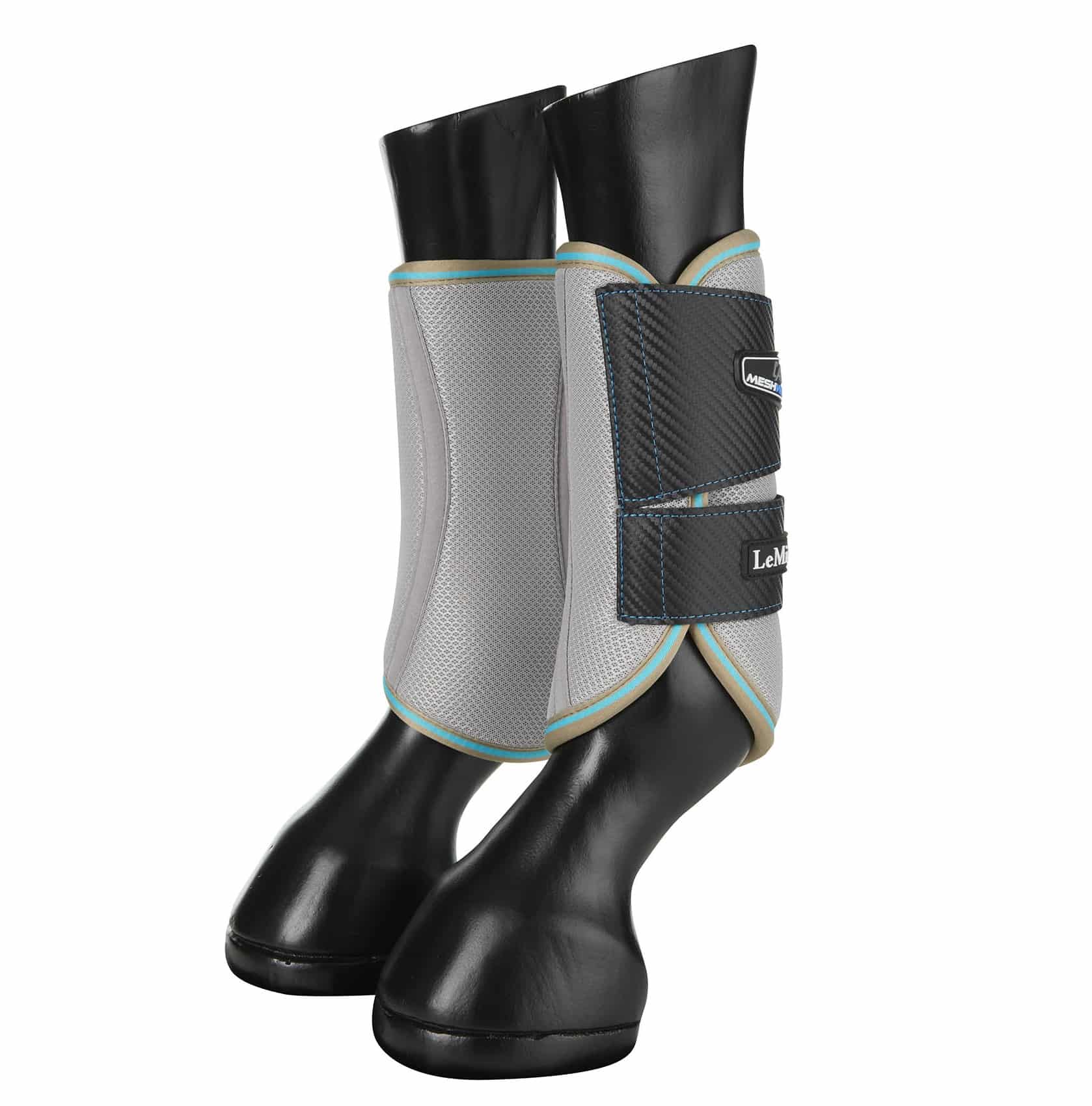 LeMieux Carbon Mesh Wrap Boots - Azure image 0