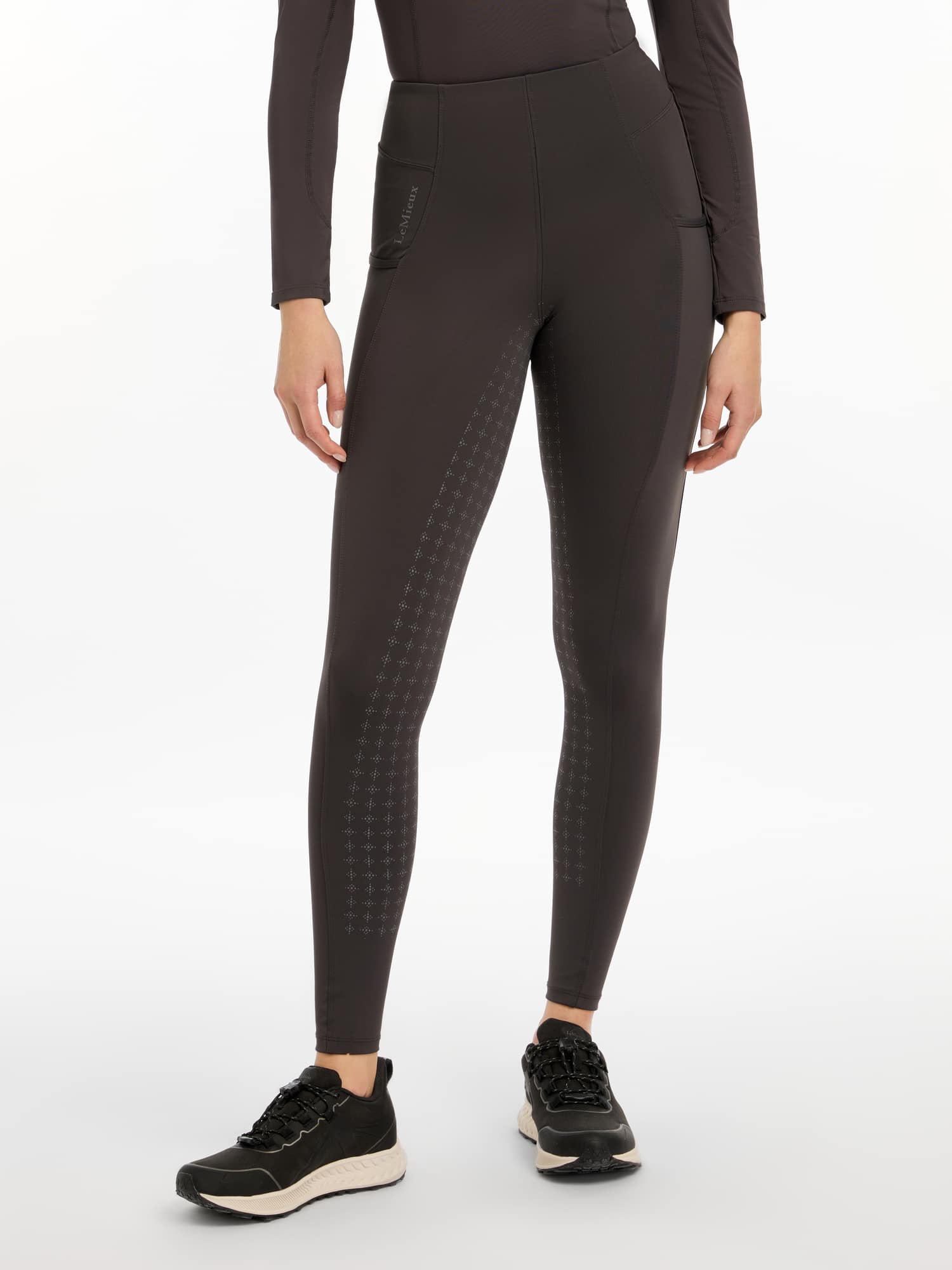 LeMieux Naomi Pull On Breeches - Cinder image 4