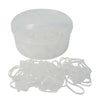 Lincoln Silicone Plaiting Bands - Clear, 500 per pack image