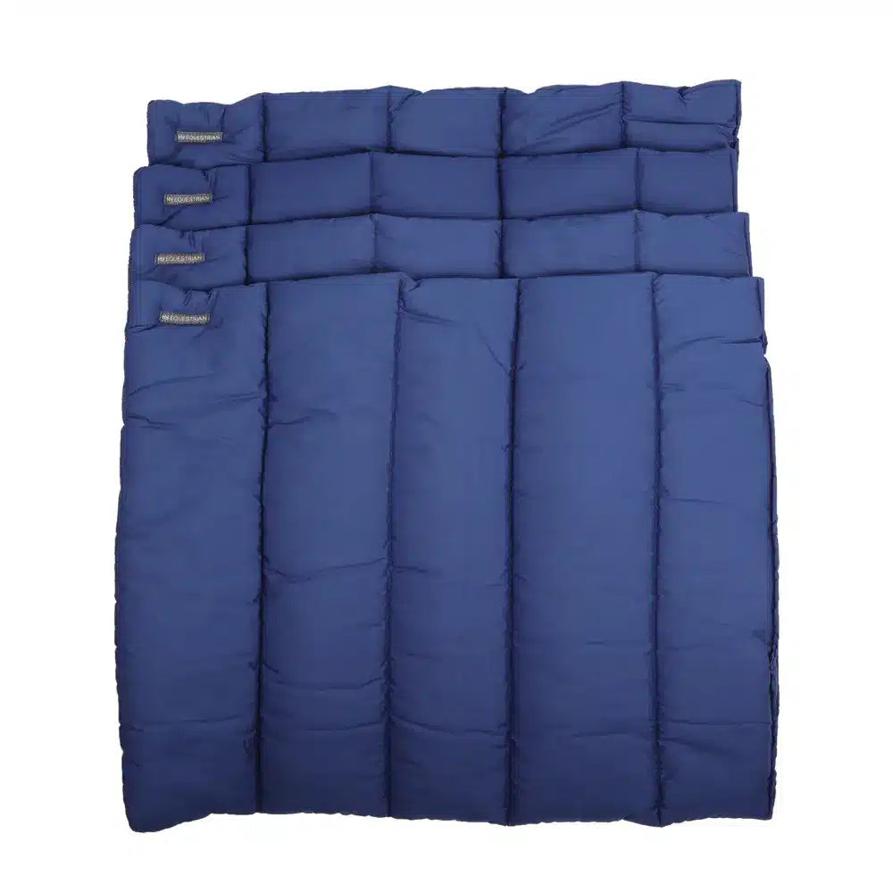 Hy Equestrian Quilted Leg Pads - Navy image