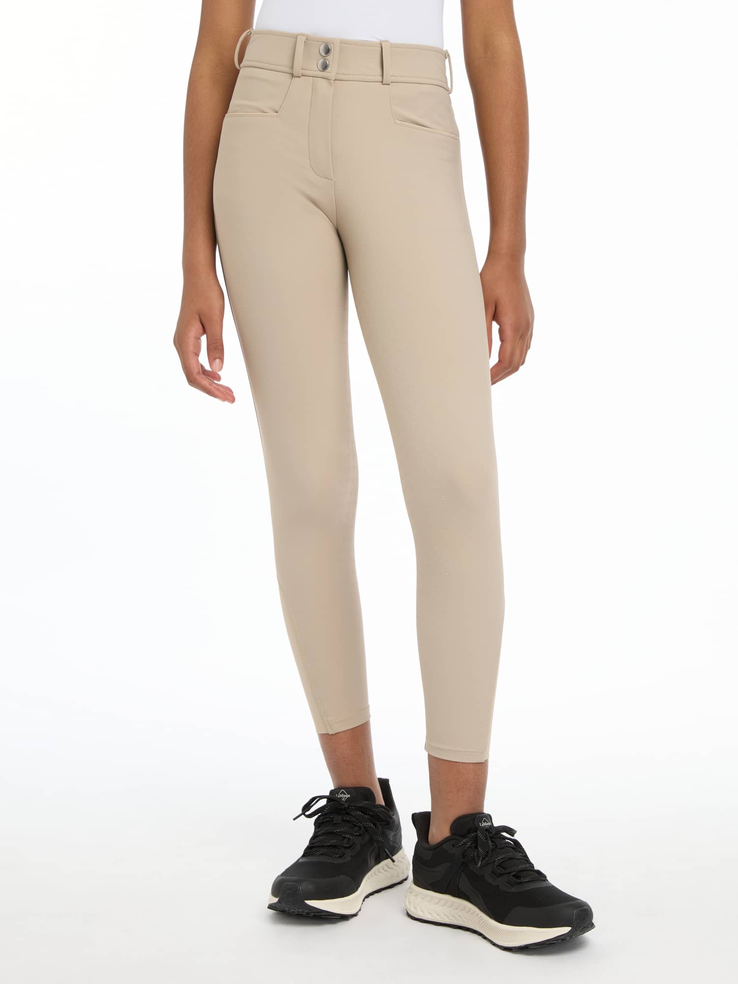 LeMieux Young Rider Izzy Full Seat Breeches - Almond image 0