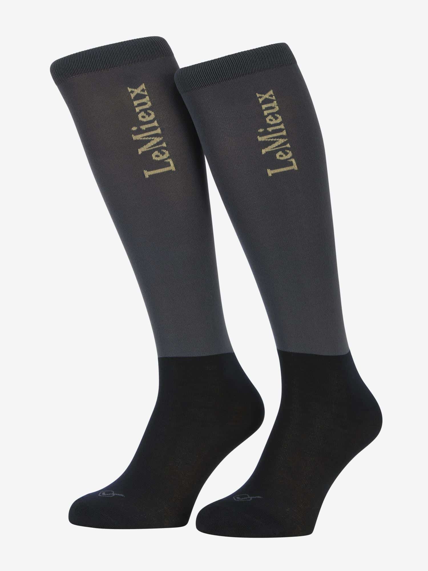 LeMieux Competition Socks 2 pack - Dusk Blue image 0
