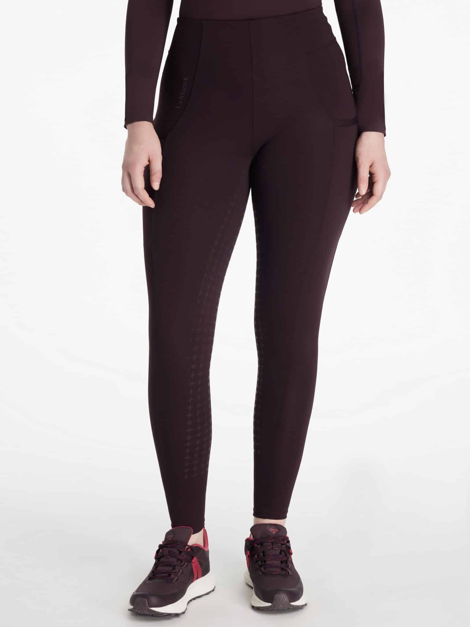 LeMieux Naomi Pull On Breeches - Damson image 1