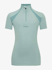 LeMieux Young Rider Short Sleeve Mia Mesh Base Layer - Aqua image 0