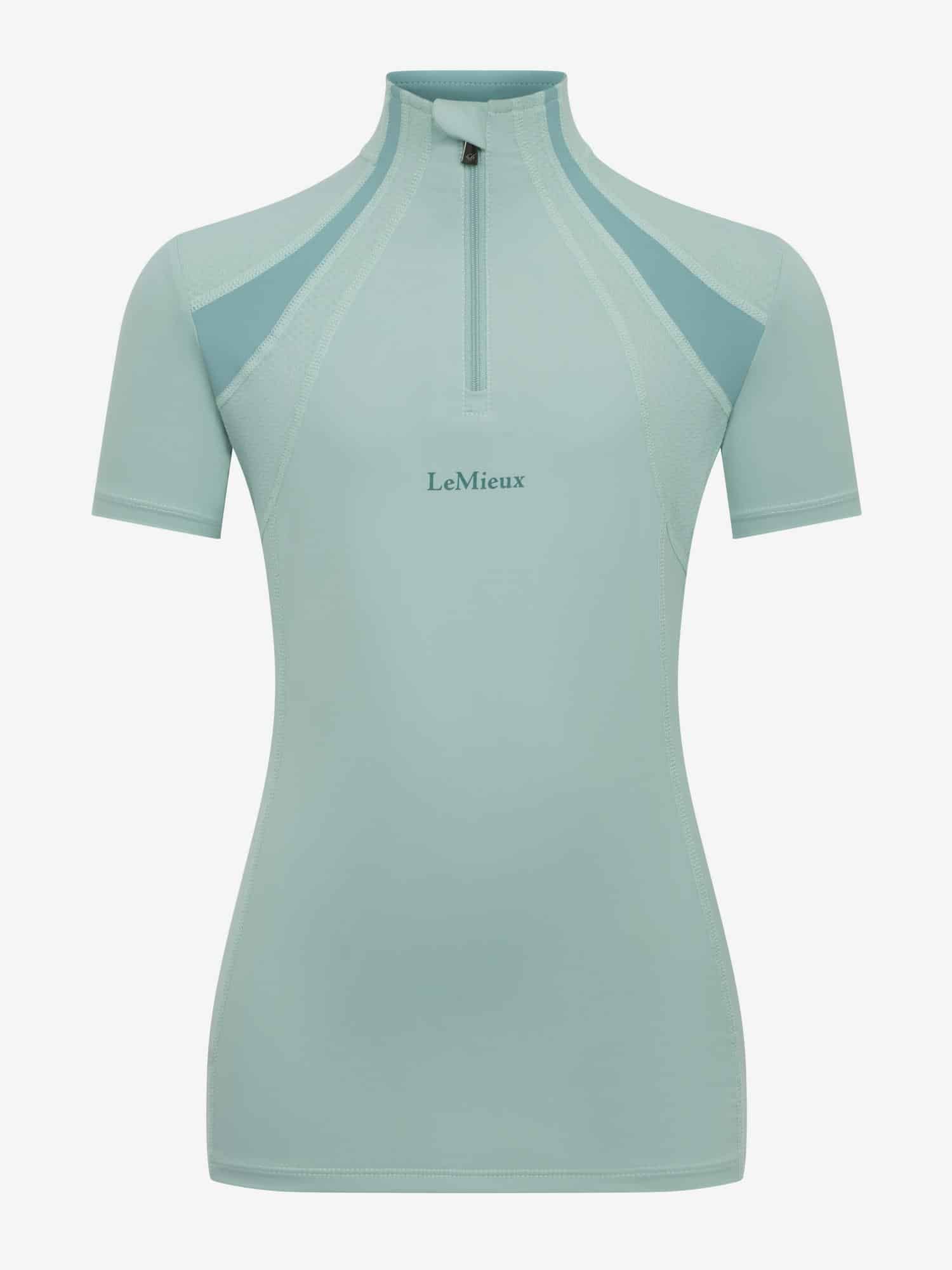 LeMieux Young Rider Short Sleeve Mia Mesh Base Layer - Aqua image 0