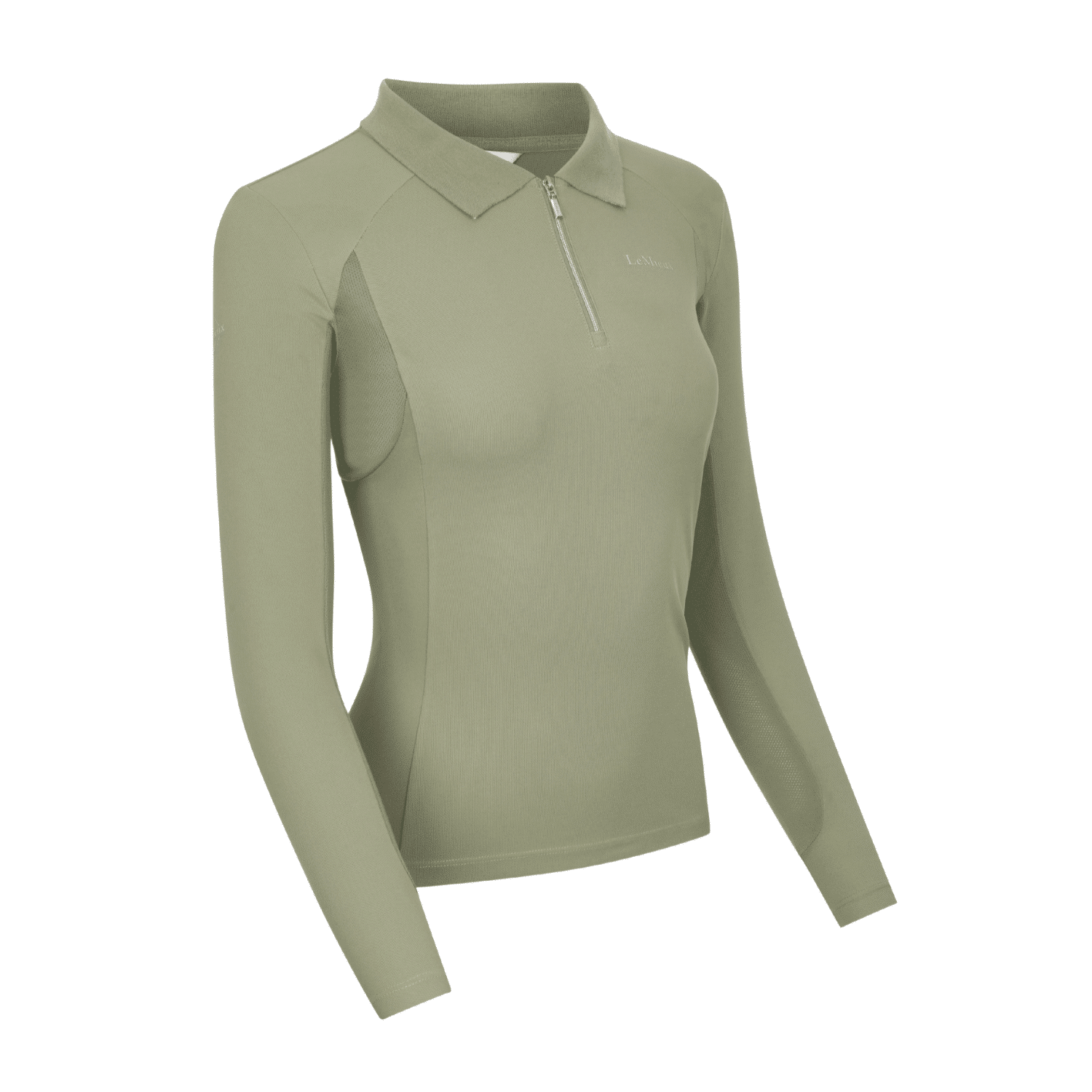LeMieux Long Sleeve Sport Polo Shirt - Fern image 3
