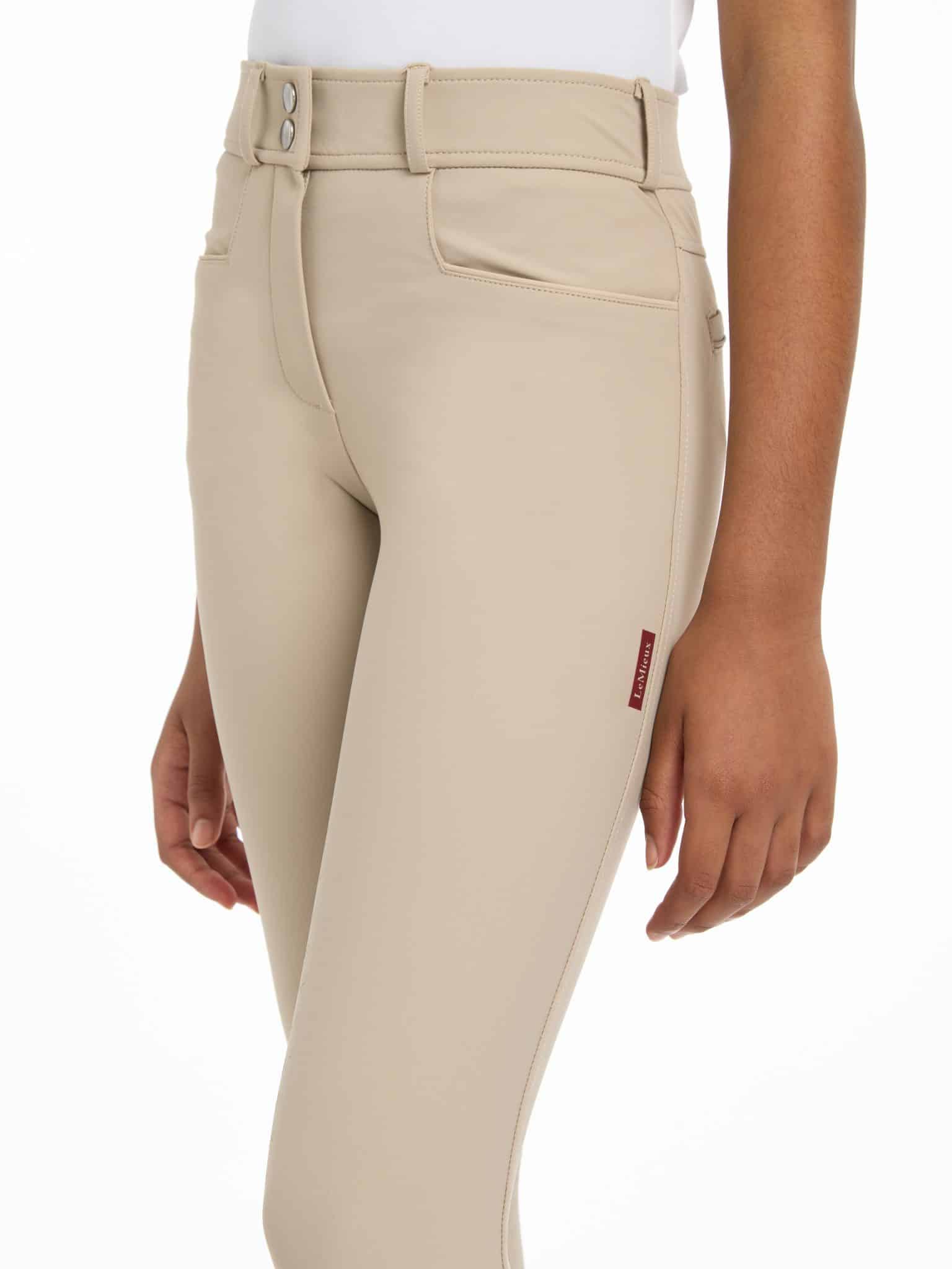 LeMieux Young Rider Izzy Full Seat Breeches - Almond image 1