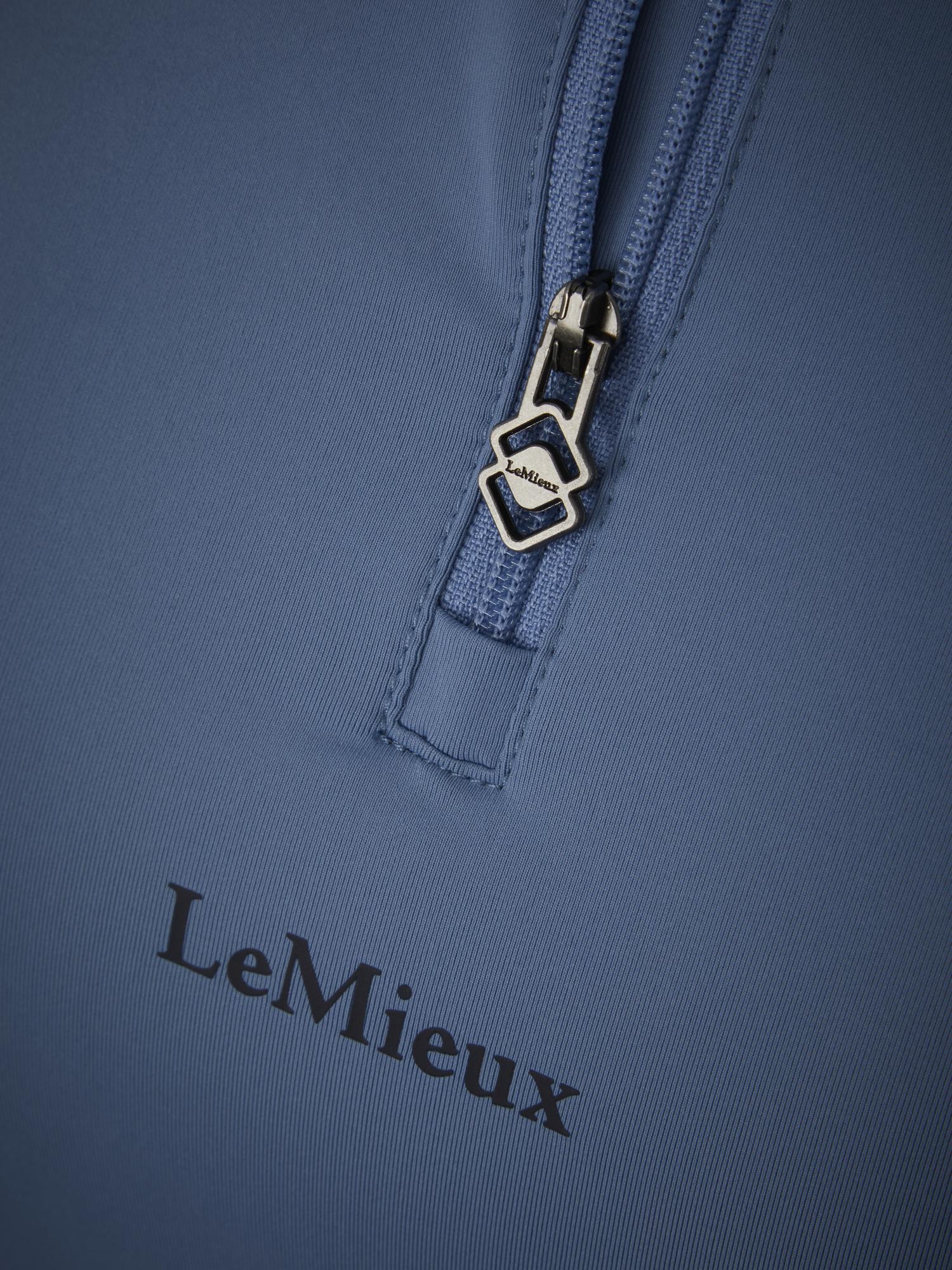 LeMieux Mia Mesh Short Sleeve Base Layer - Ice Blue image 2