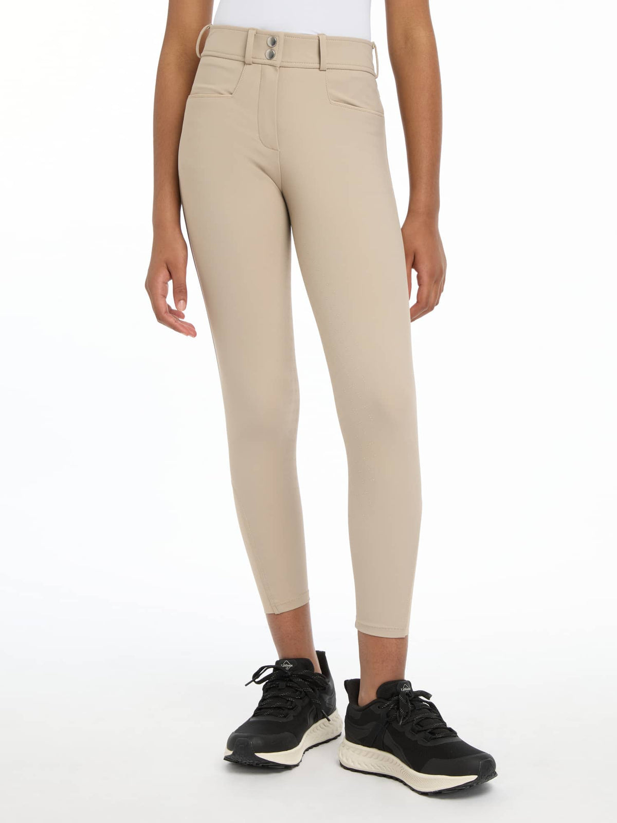 LeMieux Young Rider Izzy Full Seat Breeches - Almond image 3