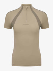 LeMieux Maria Mesh Short Sleeve Baselayer - Almond image 0