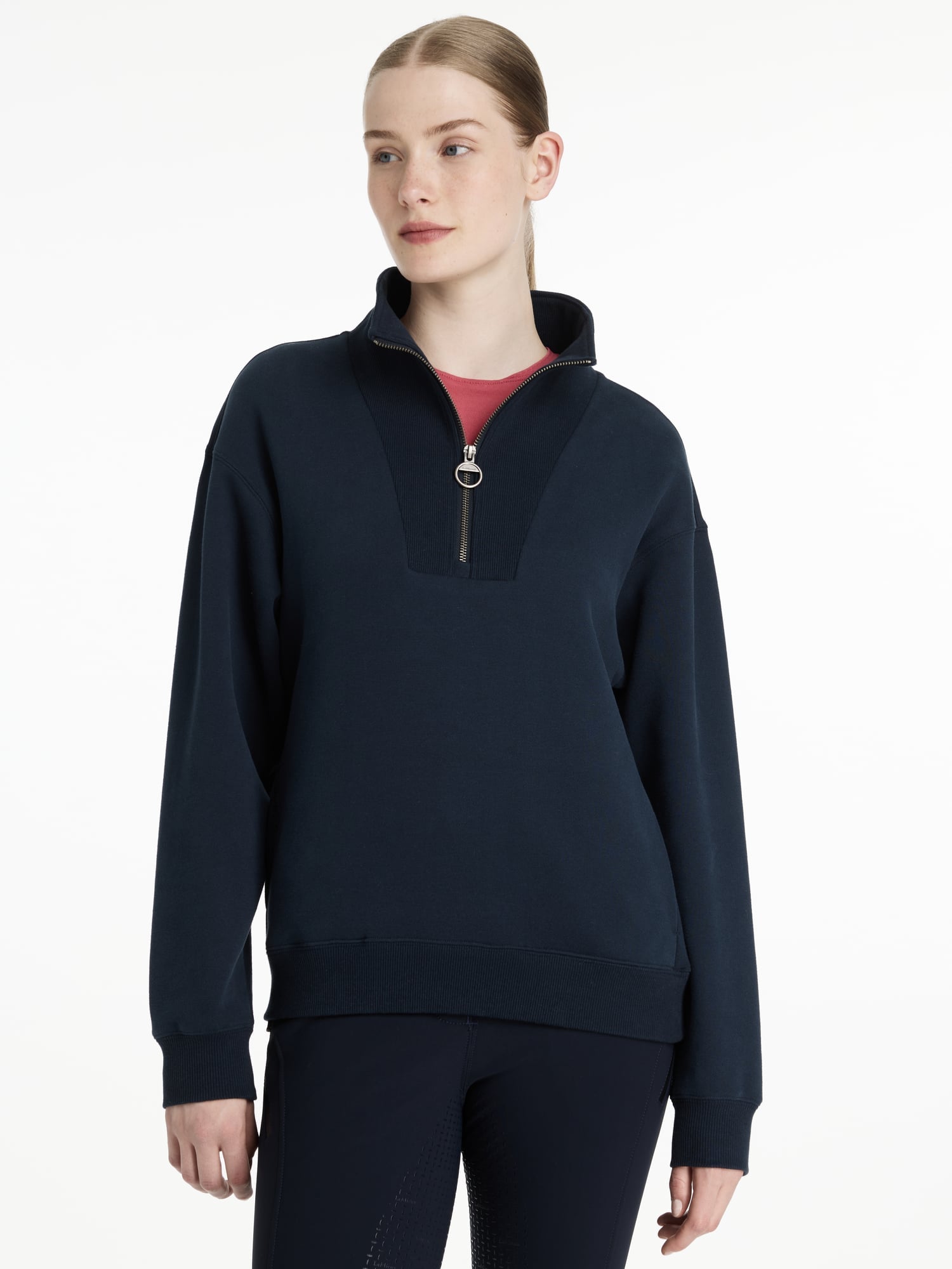 LeMieux Keira Quarter Neck Sweat - Navy image 2