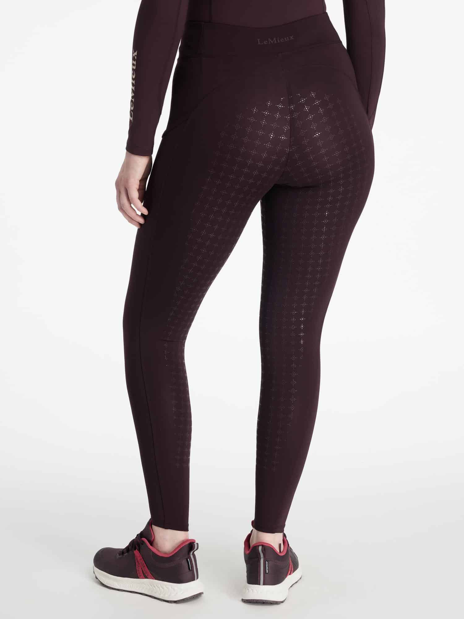 LeMieux Naomi Pull On Breeches - Damson image 2